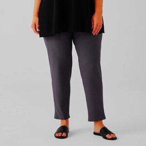 Eileen Fisher Washable Stretch Crepe Slim Ankle Pants 3X